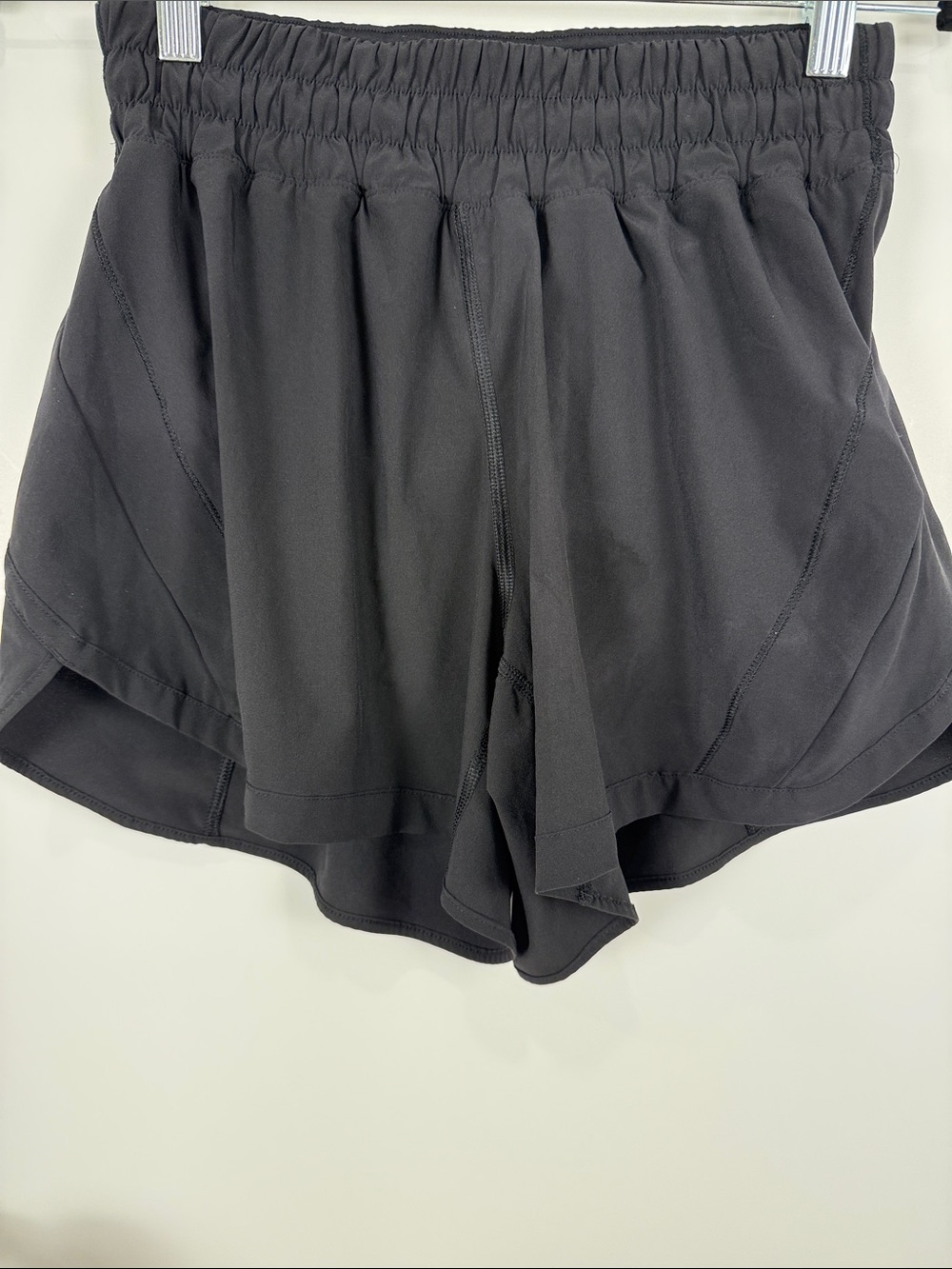 Lululemon Hotty Hot Lined Athletic Running Shorts Black SIZE 6 EUC